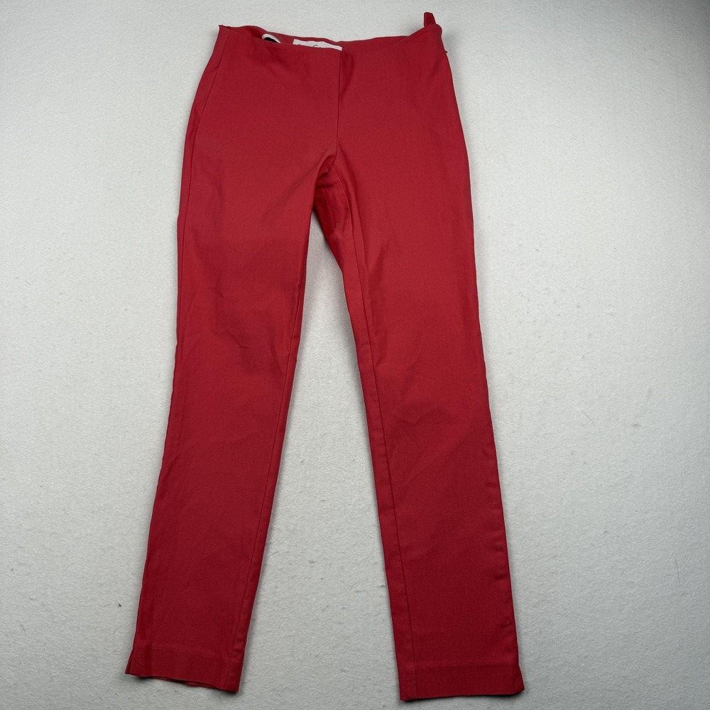 Sara Campbell Pants‎ Womens 0 Pink Side Zip Stretch Slim Ankle Trousers Made USA